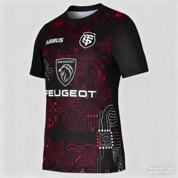 Stade Toulousain Maillot T-Shirt Rugby, Modele: F, Taille: Au Choix
