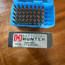 40 munitions HORNADY ELDX Précision Hunter 7 PRC