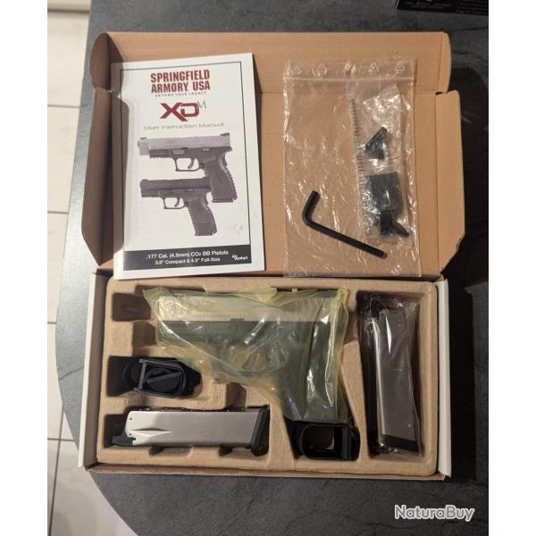 Springfield armory XDM 3.8 SILVER BLOW BACK + Chargeur supplmentaire