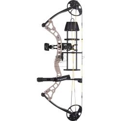 Pack Arc &agrave; poulie DIAMOND PRO 305 - Gaucher / 10-70 lbs / Gris