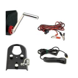 Treuil électrique 12V cable en fil d'acier torsadé