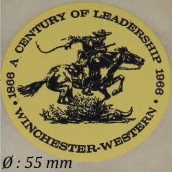 Autocollant  "WINCHESTER " Centennial 1866 - 1966"