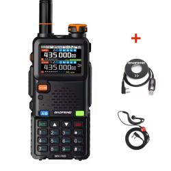 Baofeng UV-5RH Pro GPS - Talkie-Walkie Bi-Bande 640 Canaux, 10W, Radio Bidirectionnelle Chasse Rando