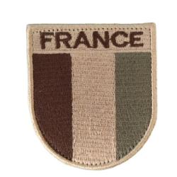 Ecusson/patch - France - Beige/TAN n&deg;2 - velcro - Livraison gratuite