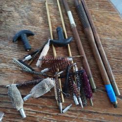 Lot d &eacute;couvillons et baguettes