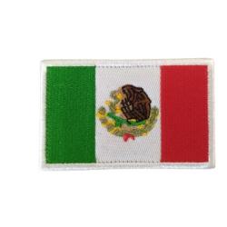 Patch Drapeau - Mexique - velcro - Livraison gratuite