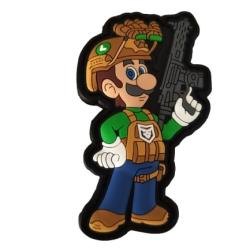 Patch - Luigi soldat - PVC - velcro - Livraison gratuite