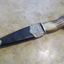 couteau HIGHLAND DIRK ECOSSAIS SKEAN DHU XIX° XX° Royaume-Unis Ecosse Sheefield GB