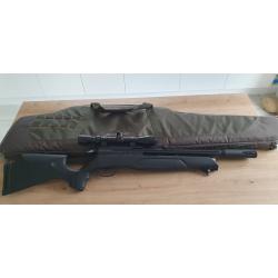Pack complet Gamo arrow pcp 19.9 joules. 4.5 mm .Carabine +lunette 3×9×40 +pompe + bipied +housse