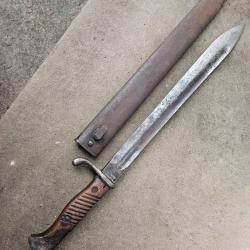 Baionnette Sg 98 05 double marquage rare dans son jus de grenier