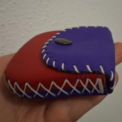 PORTE-MONNAIE EN CUIR V&Eacute;RITABLE ARTISANAT THA&Iuml;LANDAIS NEUF