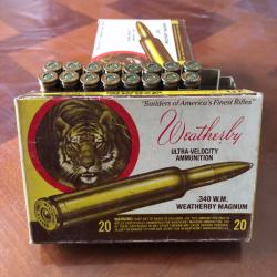 Munitions 340 Weatherby Magnum soft point 200 grain