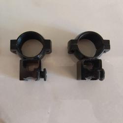 Colliers lunette 25,4 mm - rail 11mm