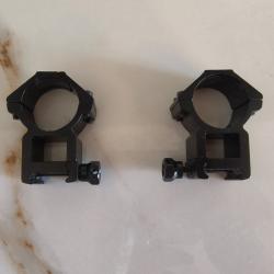 Colliers lunette 30 mm - rail 21mm