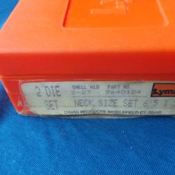 JEU DE 2 OUTILS LYMAN CALIBRE 6.5X55