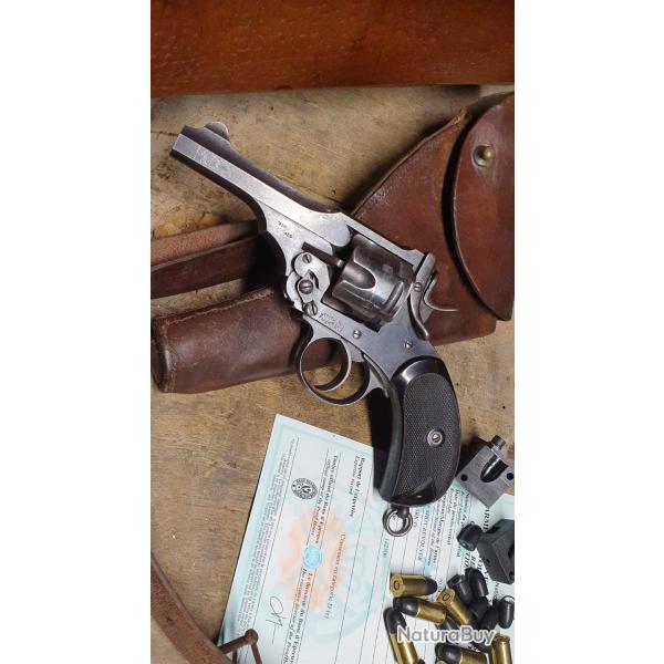 REVOLVER WELBLEY MARK MKIV 455 "J. BLANCH & SONS, 29 GRACECHURCH ST.,LONDON "4 POUCES  D'ORIGINE TBE
