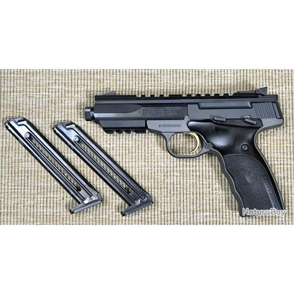 BUCK MARK MICRO BLACK LABEL THREADED 2 chargeurs