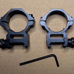 Colliers UTG pour rail picatinny pour lunette diamètre 30mm