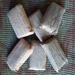 Lot de 6 pansements individuels français 1949 - année  1952 à 1954