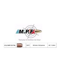 500 Balles MPF Ogives cuivrées 45 LC RN FP 255 Gr TML Ø 452" en promo et port gratuit jusqu'à Noel