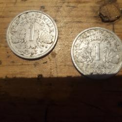 1 franc LB 1943  1.34 g