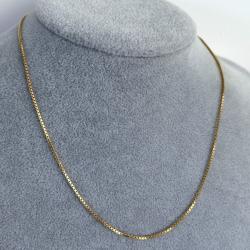 Belle chaine or 18 carats - 41 cm - collier maille v&eacute;nitienne