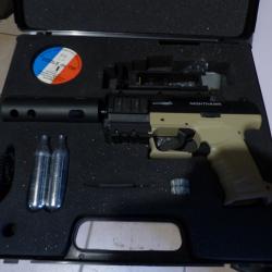 pistolet walter nighthawk en diabolo 4.5