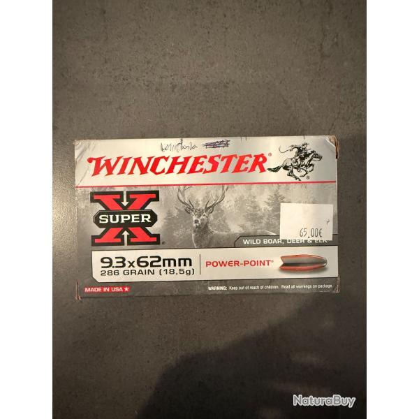17 balles winchester power-point  18,5g / 286 gr.