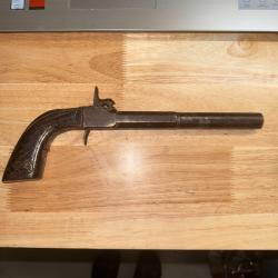 PISTOLET A PERCUSSION A RESTAURER MAIS FONCTIONNEL