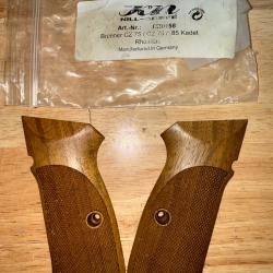 PAIRE DE PLAQUETTES KN POUR PISTOLET CZ 75