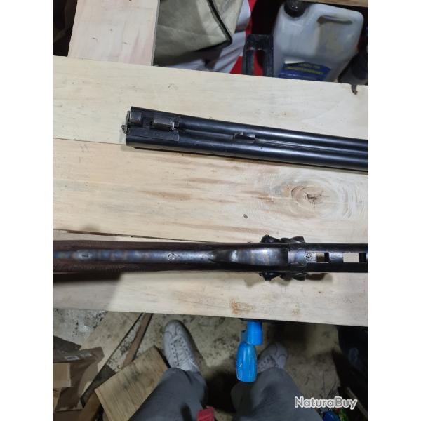 Fusil juxtaposs  platine jasp calibre 16