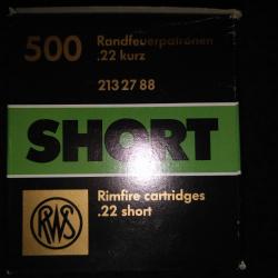 cartouche 22 short rws