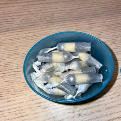 30 cartouches papier cal 44 (454) poudre noir, charge 1,2 grammes de PNF4