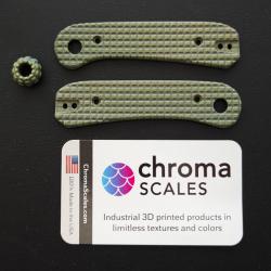 KNAFS plaquettes en impression 3D industrielle par CHROMA SCALES Frag OD Green NEUF