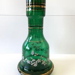 Atypique Gros Vase Photophore Verre &Eacute;pais Vert Sapin D&eacute;coratif Carafe Pichet