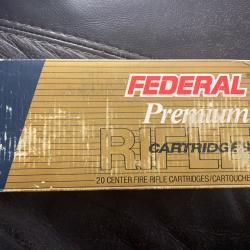 14 Cartouches balles fédéral premium safari 375 H&H Magnum 300 gr (manque 6 balles dans la boîte)