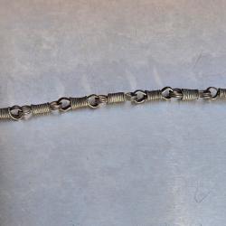 Menottes/cabriolet réglementaire pour police, gendarmerie, douane en très bon état