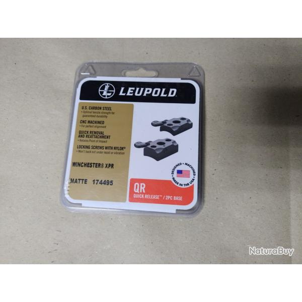 Embase Leupold QR mat pour Winchester XPR (port inclus)
