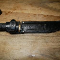 Poignard AL MAR KNIFE SHUGOTO I MODEL 4004 Collector ayant servi sur le terrain