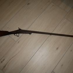 Fusil juxtaposé à broche cal 14 " ROUSSIER à Valence" dans son jus
