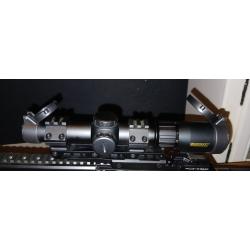 LUNETTE BATTUE 1-4X24 ILLUMINE MICRODOT