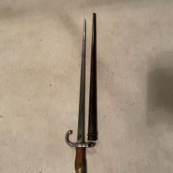 Ba&iuml;onnette gras manuf Saint-Etienne ao&ucirc;t 1880