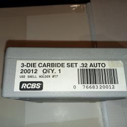 jeu d'outils RCBS CARBIDE 32 AUTO