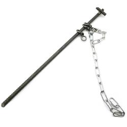 Kit de fixation pour piège lacet - piquet, chaîne et attaches