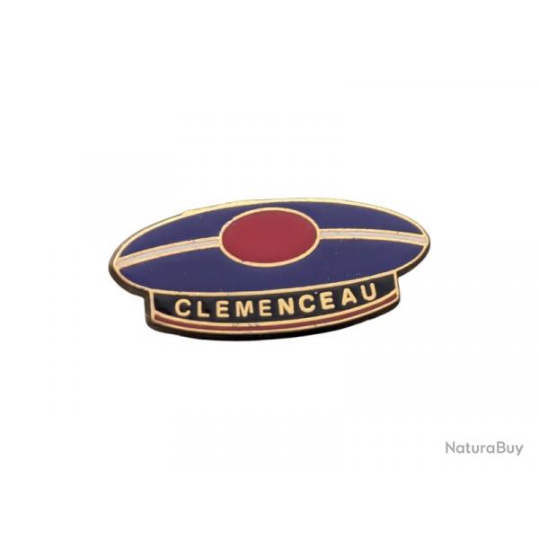 Pins militaire emaille : Porte-avions Clemenceau - Marine Nationale annees 80's - insigne patch