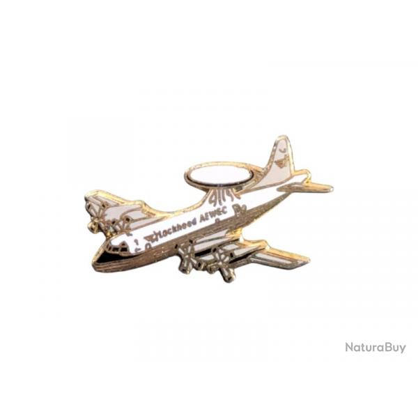 Pins militaire emaille : Lockheed AEW&C EC-121 Warning Star - lapel pin awacs - avion radar badge