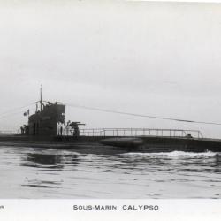 CPA - Marine  de Guerre -  Sous - Marin " CALYPSO " N&deg;4306