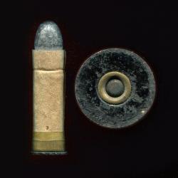 .577 Snider Mk IV - p&eacute;riode Guerre 1870 - balle plomb - &eacute;tui clinquant de laiton recouvert de papier