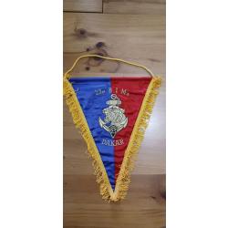 Fanion brodé machine du 23° Bataillon d'Infanterie de Marine / Dakar