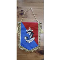 Fanion brodé du 21° Régiment d'Infanterie de Marine